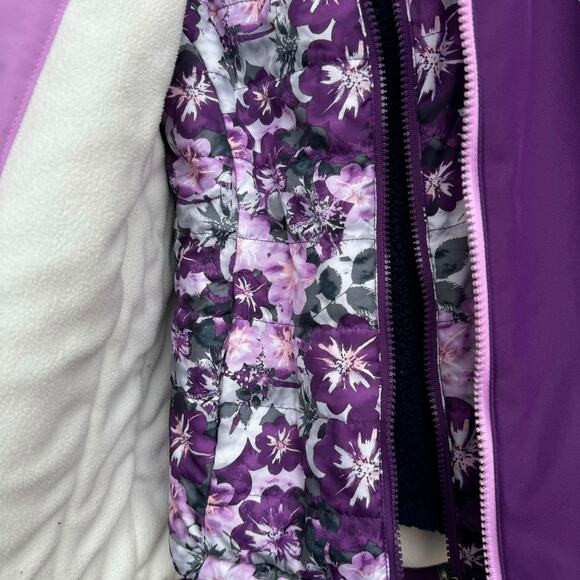 Swiss Tech Kids Jacket - Purple and White - Picture 7 of 13